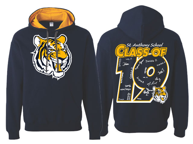 Contrast Hoodie