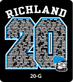 Gariel Screen Printing Class of 2020 Designs