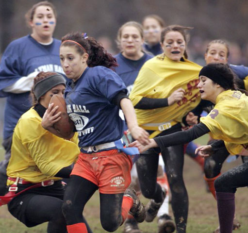 Powder Puff Designs Powder Puff Football Kickoff