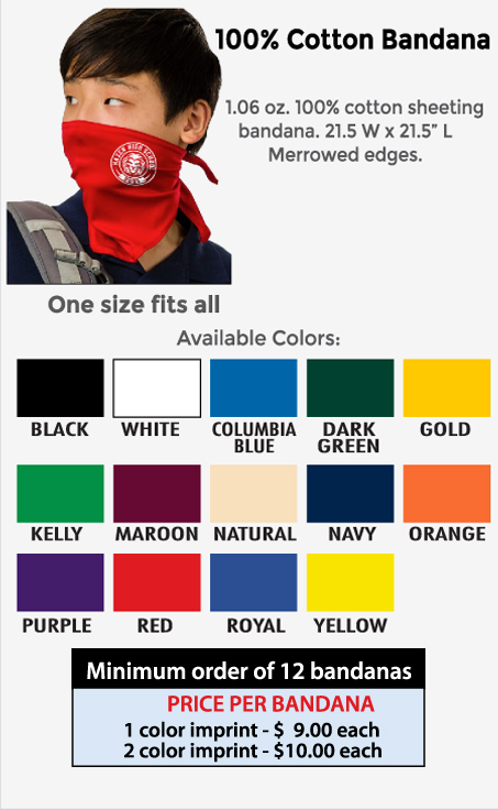 100% Cotton Bandana